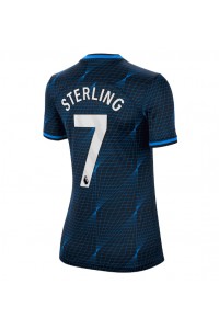 Fotbalové Dres Chelsea Raheem Sterling #7 Dámské Venkovní Oblečení 2023-24 Krátký Rukáv